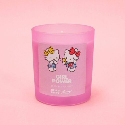 Hello Kitty x Flamingo Candles Sugar Berry Girl Power Candle