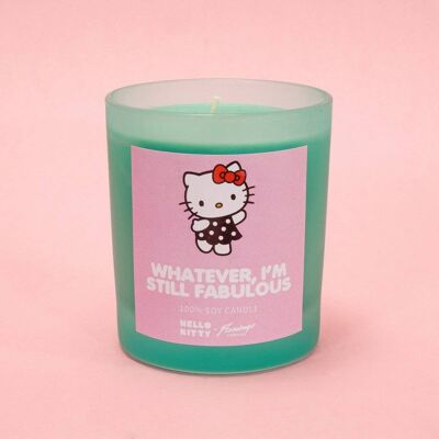 Hello Kitty x Flamingo Candles Bougie fabuleuse à la noix de coco et à la rose