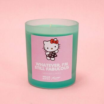 Hello Kitty x Flamingo Candles Bougie fabuleuse à la noix de coco et à la rose 1
