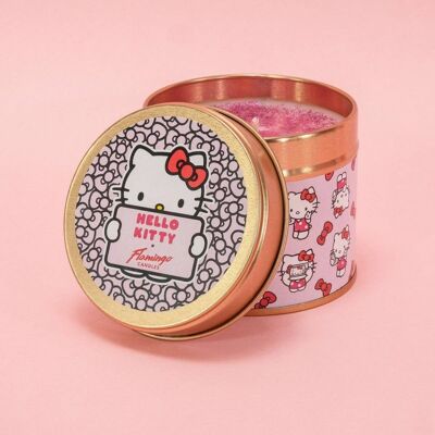 Bougie en étain Hello Kitty x Flamingo Candles Watermelon Selfie