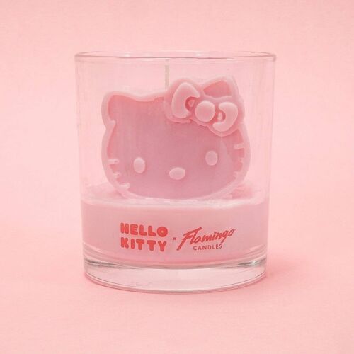 Hello Kitty x Flamingo Candles Watermelon Pink 3D Kitty Icon
