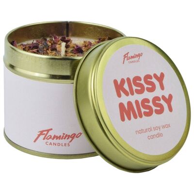 Fizzy Sherbet Kissy Missy Petal Embellished Candle