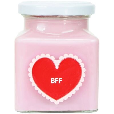 Love Bug BFF Heart Candle