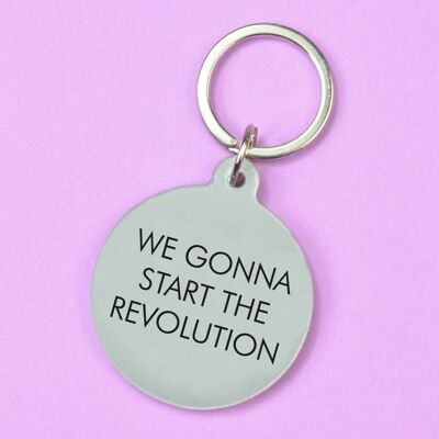 Wir werden den Revolutions-Schlüsselanhänger starten