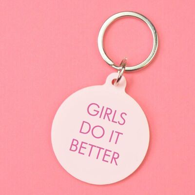 Girls Do It Better Keytag