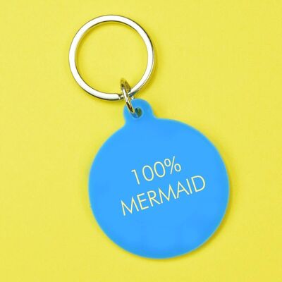 100 % Meerjungfrau-Schlüsselanhänger