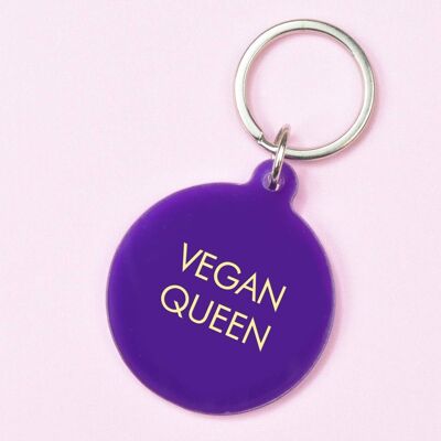 Veganer Queen-Schlüsselanhänger