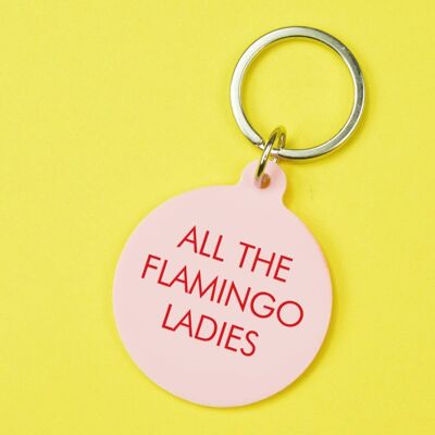 Alle Flamingo Damen Schlüsselanhänger
