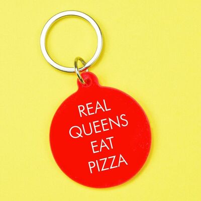 Le vere regine mangiano la pizza Keytag