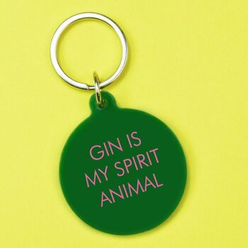 Gin est mon porte-clés animal spirituel