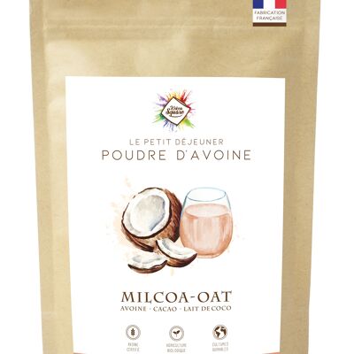 Milcoa-OAT – Instant-Hafer, Kakao und Kokosmilch