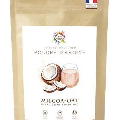 Milcoa-OAT - Avoine instantané cacao et lait de coco