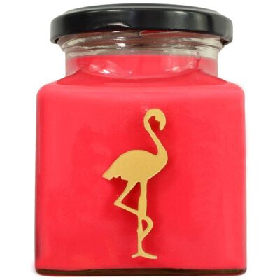 Rhabarber & Birne Klassische Flamingo-Kerze