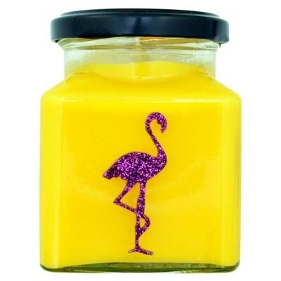 Mango & Dragonfruit Classic Flamingo Candle