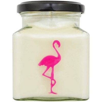Rose & Marshmallow Klassische Flamingo-Kerze