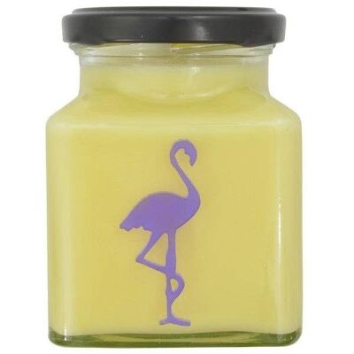 Lemon Curd Klassische Flamingo-Kerze