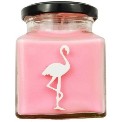 Bougie Classique Flamant Rose Grenade & Figue