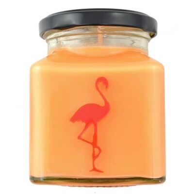 Granatapfelwein Classic Flamingo Kerze