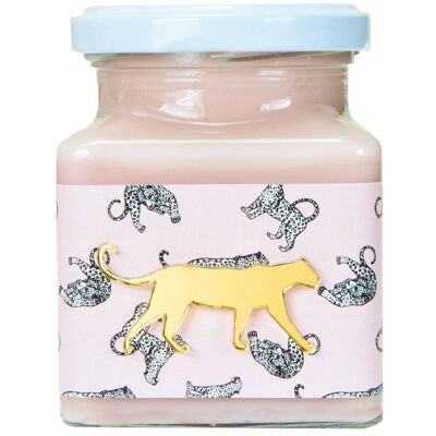 Blueberry Margarita Pink Leopard Candle