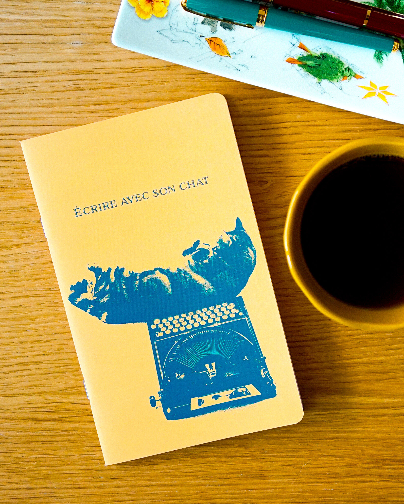 A5 notebook - Animals Write with your cat - 64 lined pages
