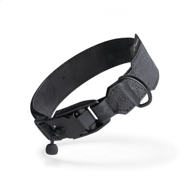 FollowPaw AirTag Dog Collar - M | 36-43 cm | 15-17 in. Neck - AllBlack