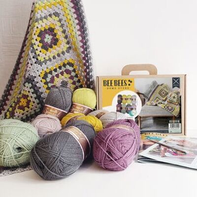 Beebees Homestore Diy Crochet Your Own Blanket Neutral Kit