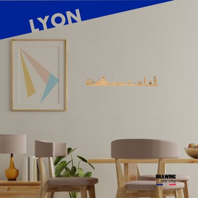 Lyon skyline wood