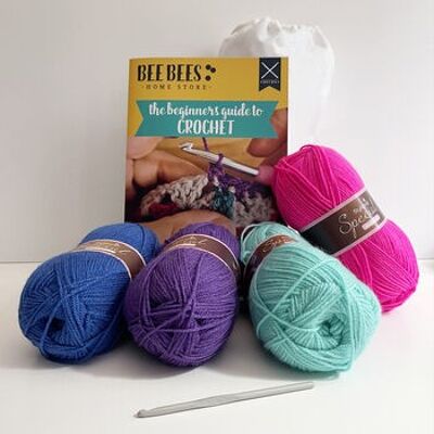 Beebees Homestore Kit de verano para aprender a tejer a crochet
