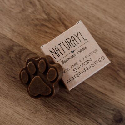 Jabón antiparasitario para animales - perros y gatos