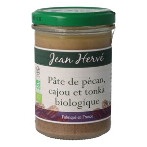 Pâte de noix de pécan, noix de cajou et fève tonka