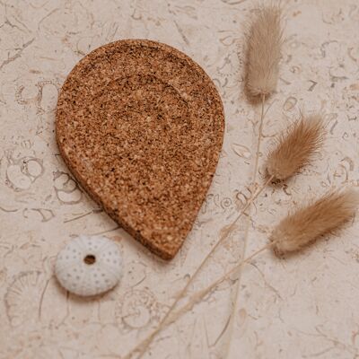 Cork oak soap dish