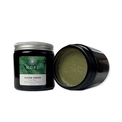 (120ml) CLEAN GREEN - Maschera per il viso