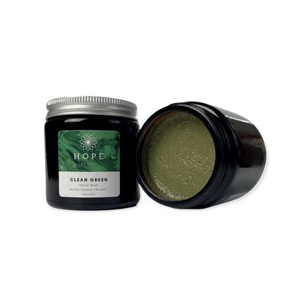 (120ml) CLEAN GREEN - Gesichtsmaske
