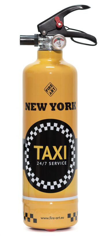 Taxi blusser d'art de feu New York
