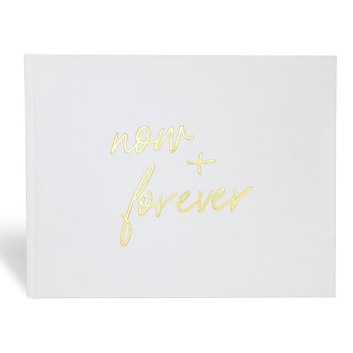 Wedding Guestbook "now + forever"