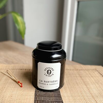 Orange & Cinnamon scented candle