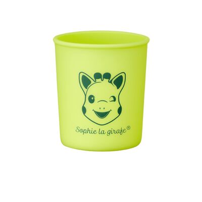 Sophie the giraffe silicone cup in white-red gift box