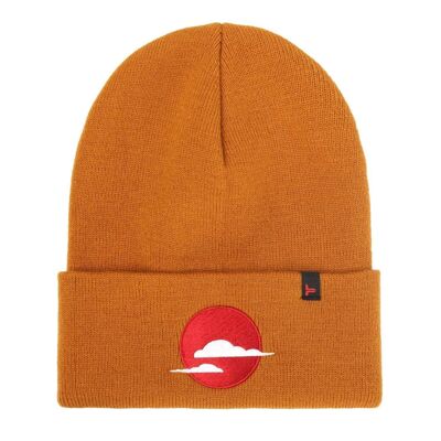 Tokyo Time Japan Beanie Hat - Rust