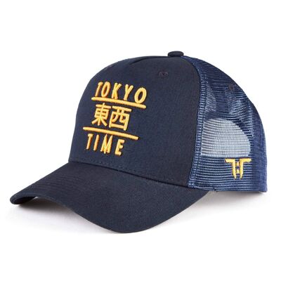 Tokyo Time Heritage Cap - Navy/Yellow