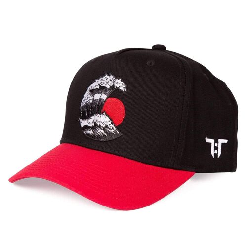 Tokyo Time Kanagawa Cap - Black/Red