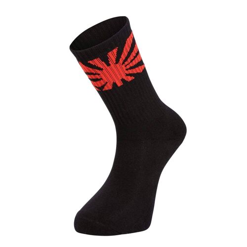 Tokyo Time Rising Sun Socks 2PK - Black