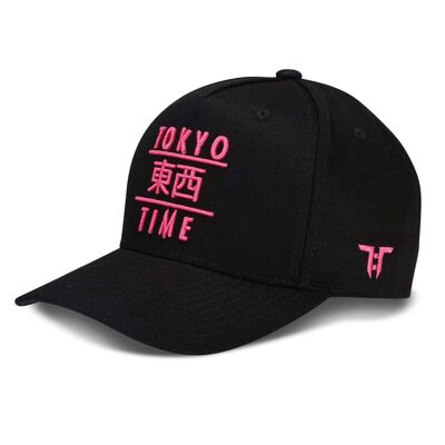 Tokyo Time Heritage Cap - Black/Pink
