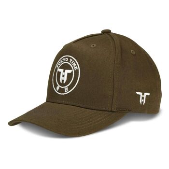 Casquette Tokyo Time Core - Vert Militaire/Blanc 1