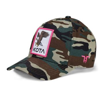 Casquette Tokyo Time "KOTA" Collab - Camouflage/Rose 2