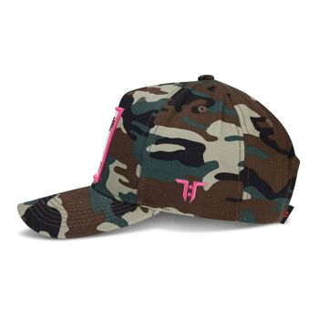 Casquette Tokyo Time "KOTA" Collab - Camouflage/Rose 4