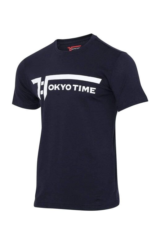 Tokyo Time Mens Urban T-Shirt - Navy