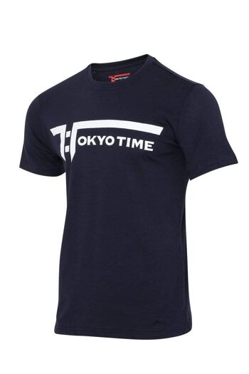 T-Shirt Urbain Homme Tokyo Time - Marine 1