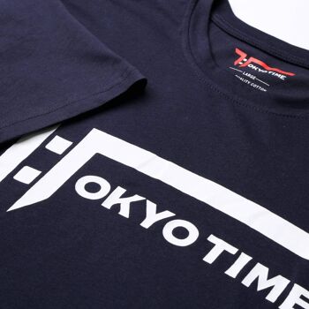 T-Shirt Urbain Homme Tokyo Time - Marine 2