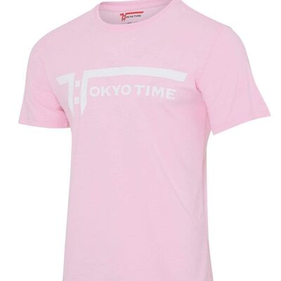 Tokyo Time Mens Urban T-Shirt - Pink
