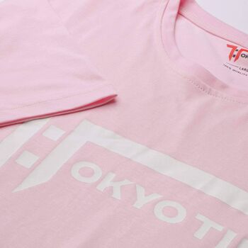 T-Shirt Urbain Homme Tokyo Time - Rose 2